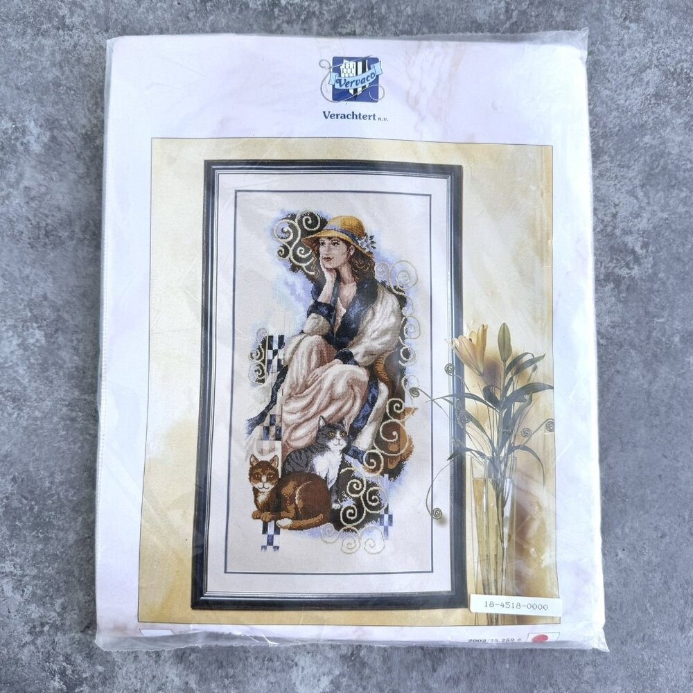 Verachtert Vervaco Cross Stitch Kit "Daydreaming" 75.759 Ambro Dritty 2002 NEW